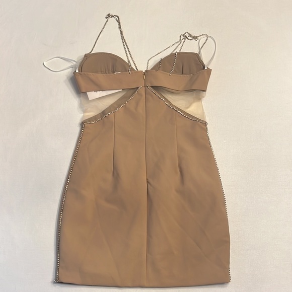 NWT HEIRESS Beverly Hills diamante strap cutout mini dress - Picture 7 of 7